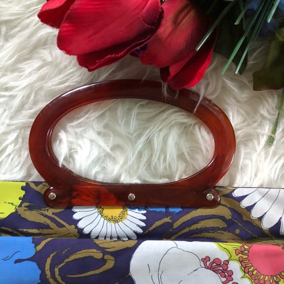 🌺UNIQUE VINTAGE clutch 🌺 - Picture 4 of 7